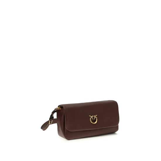 Bolso de Hombro PINKO de Cuero de Ternera Marrón Bos Taurus - Image 2