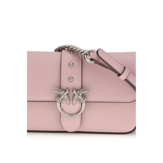 Bolso de Hombro Bos Taurus de Cuero de Ternera Multicolor PINKO - Image 4