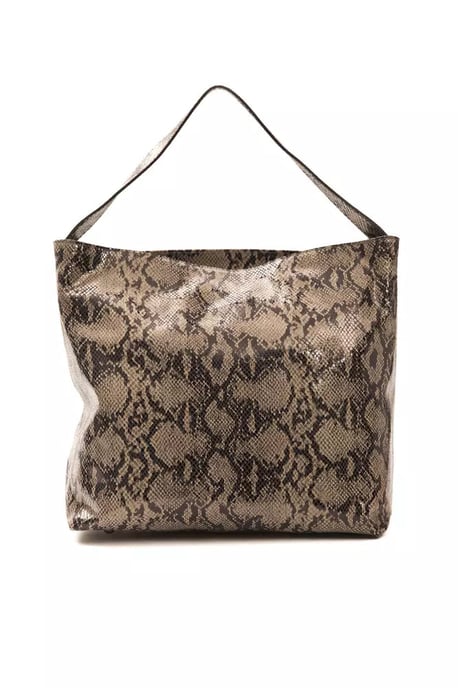 Bolso de Hombro para Mujeres Pompei Donatella de Cuero Marrón - Image 3