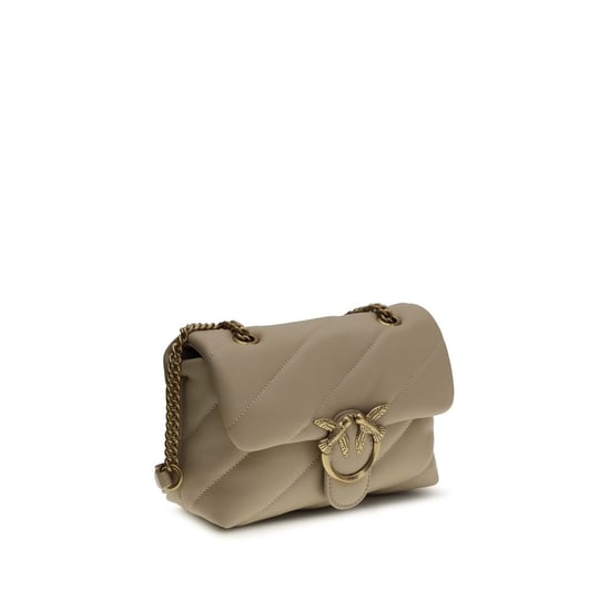 Bolso de hombro PINKO de piel de ternera beige Bos Taurus - Image 2