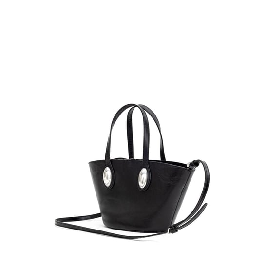 Bolso de hombro de cuero negro Alexander Wang - Image 3