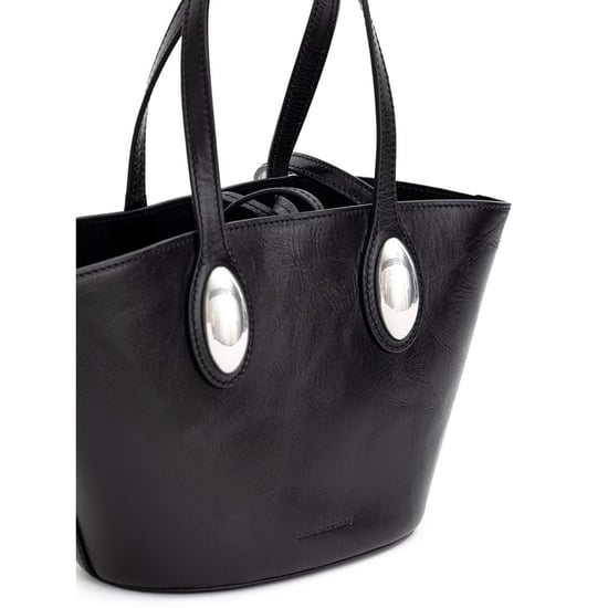 Bolso de hombro de cuero negro Alexander Wang - Image 4