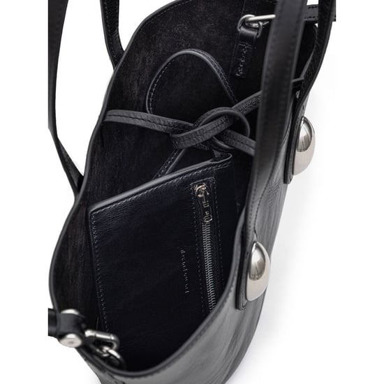 Bolso de hombro de cuero negro Alexander Wang - Image 5