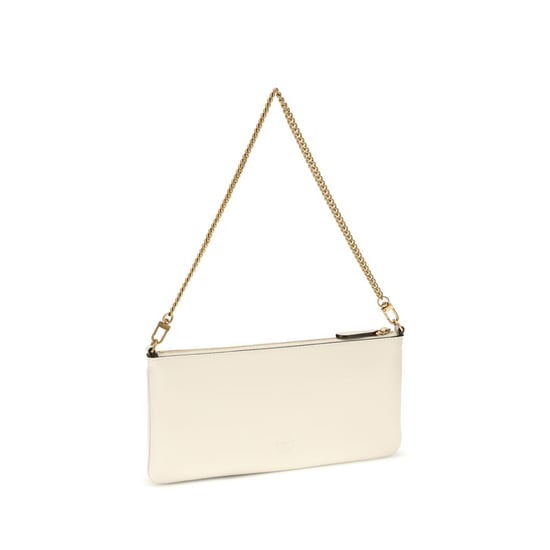 PINKO Bolso de Hombro de Cuero de Ternera Blanco Bos Taurus - Image 3