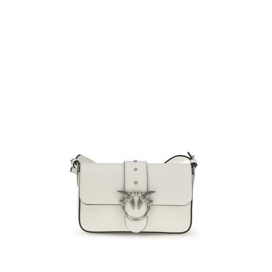 Bolsos de Hombro PINKO de Cuero de Ternera Blanco Bos Taurus - Image 1