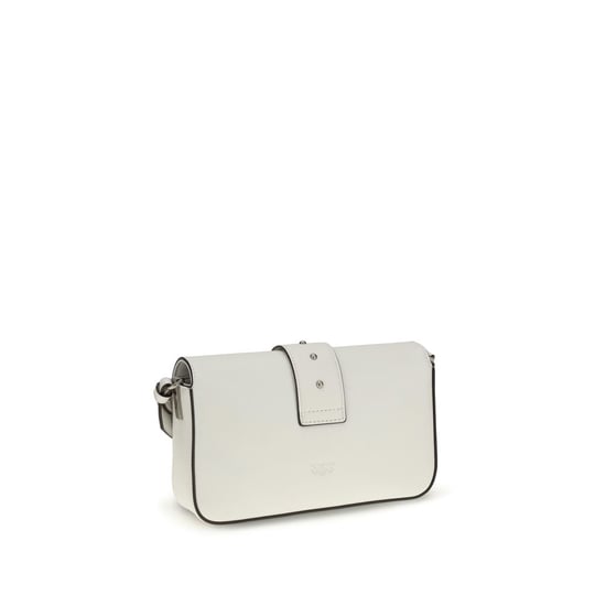 Bolsos de Hombro PINKO de Cuero de Ternera Blanco Bos Taurus - Image 3