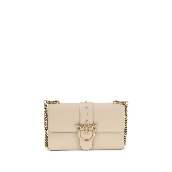 Bolso de hombro PINKO de cuero de ternera color beige Bos Taurus - Image 1