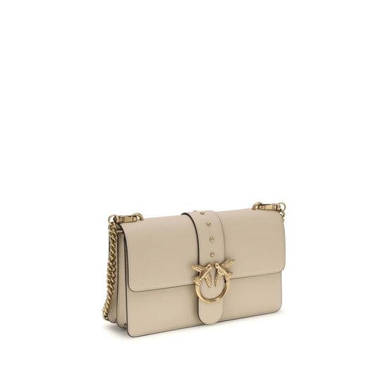 Bolso de hombro PINKO de cuero de ternera color beige Bos Taurus - Image 2
