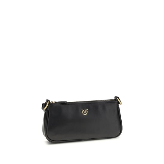 Bolso de hombro PINKO de piel de ternera negra Bos Taurus - Image 2