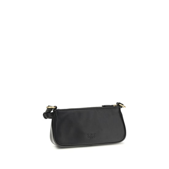 Bolso de hombro PINKO de piel de ternera negra Bos Taurus - Image 3