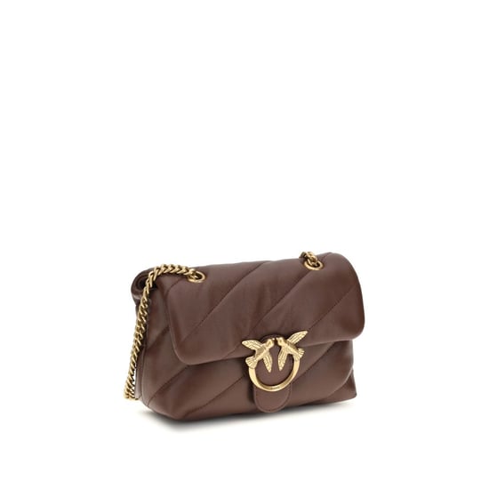 Bolso de hombro PINKO de piel de ternera marrón Bos Taurus - Image 2