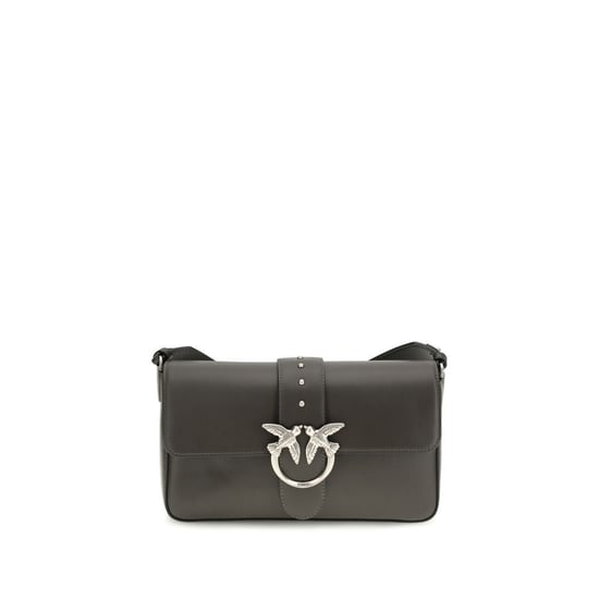 Bolso de Hombro Bicolor de Cuero PINKO - Image 1