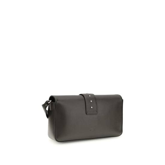 Bolso de Hombro Bicolor de Cuero PINKO - Image 3