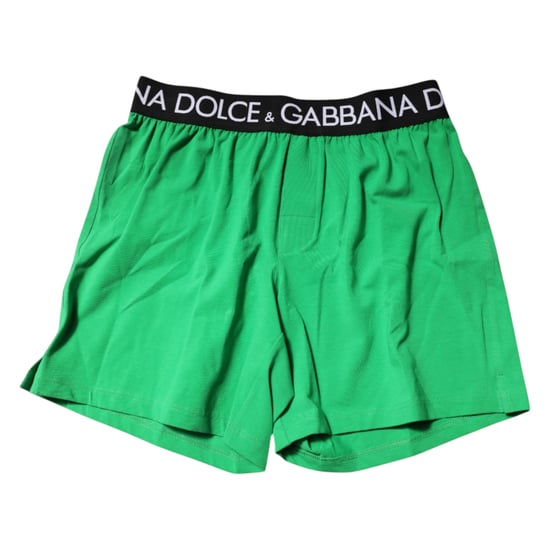Bóxers de algodón verde regular Dolce & Gabbana - Image 3