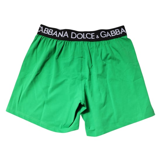 Bóxers de algodón verde regular Dolce & Gabbana - Image 5