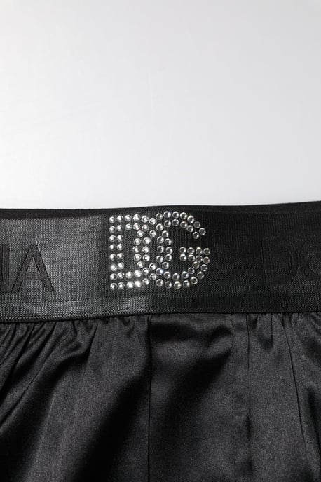 Boxer Shorts Regulares con Logo Negro de Dolce & Gabbana - Image 3