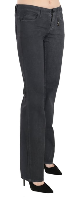 Pantalones de Jeans de Tiro Bajo Rectos Grises Costume National - Image 5