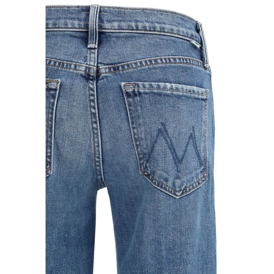 Madre Denim Jeans de Algodón Azul de Corte Relajado - Image 3