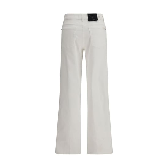 Jeans de pierna recta de algodón blanco 7FOR - Image 2