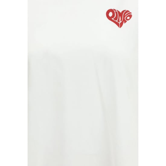 Camiseta de Algodón Blanca PINKO - Image 3