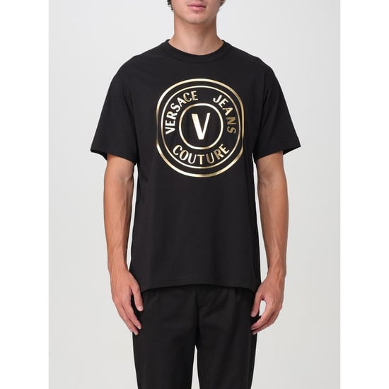 Camiseta de Algodón Negra Versace Jeans - Image 1