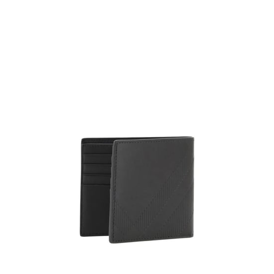 Billetera Burberry de piel de ternera negra Bos Taurus - Image 2