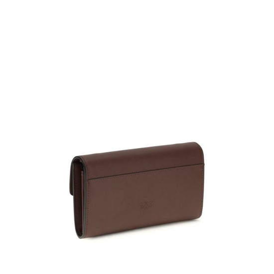 Billetera PINKO de piel de ternera marrón Bos Taurus - Image 3