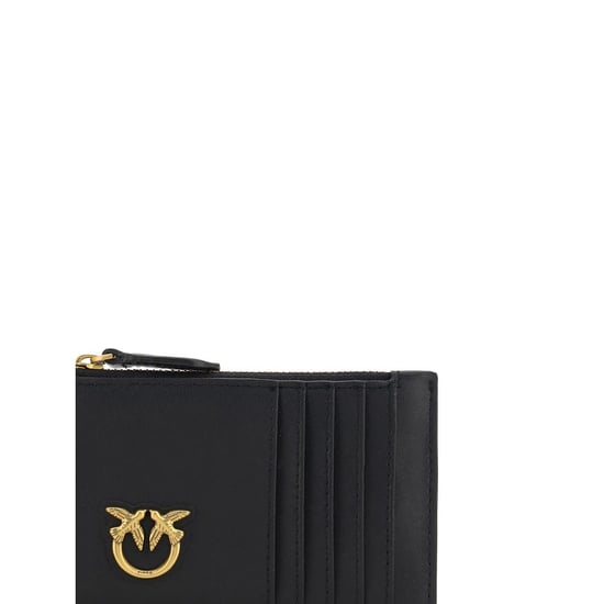 Cartera PINKO de piel de ternera negra Bos Taurus - Image 3