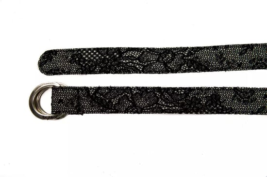 Cinturón de mujer de lana negra BYBLOS - Image 2