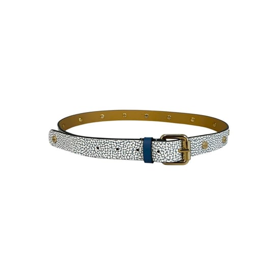 Cinturón de Mujer de Polivinilo Azul Borbonese - Image 2