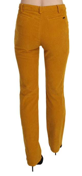 Pantalones rectos de talle alto naranja de Costume National - Image 5