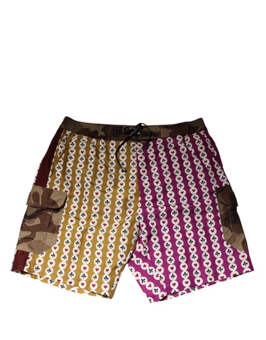 Bañador Camuflaje de Naipes Multicolor de Dolce & Gabbana - Image 5
