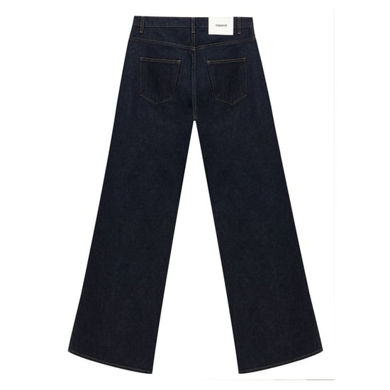 Jeans de algodón azul de talle alto Coperni - Image 2