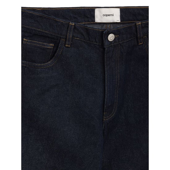 Jeans de algodón azul de talle alto Coperni - Image 3