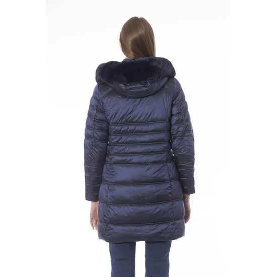 Chaquetas y abrigo de poliéster azul claro Baldinini Trend - Image 3