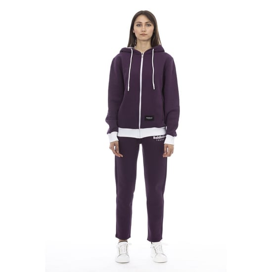 Suéter de algodón púrpura para mujer Baldinini Trend - Image 1