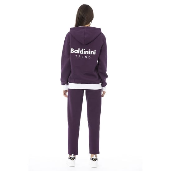 Suéter de algodón púrpura para mujer Baldinini Trend - Image 3