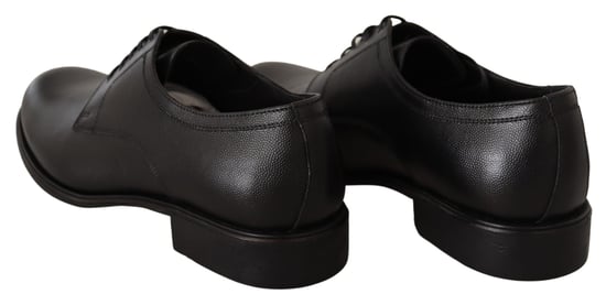 Zapatos Derby formales para hombre de cuero negro con cordones Dolce & Gabbana - Image 3