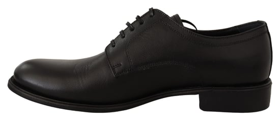 Zapatos Derby formales para hombre de cuero negro con cordones Dolce & Gabbana - Image 4
