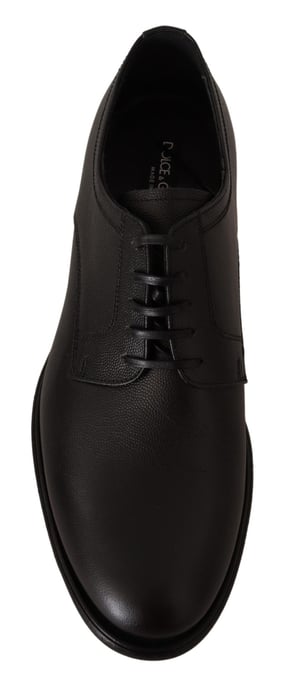 Zapatos Derby formales para hombre de cuero negro con cordones Dolce & Gabbana - Image 6