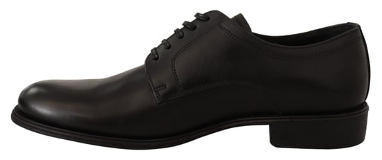 Zapatos Derby Formales de Cuero Negro con Cordones para Hombre de Dolce & Gabbana - Image 5