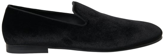 Mocasines Negros de Terciopelo Dolce & Gabbana - Image 1