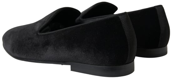Mocasines Negros de Terciopelo Dolce & Gabbana - Image 2