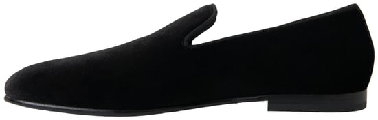Mocasines Negros de Terciopelo Dolce & Gabbana - Image 3