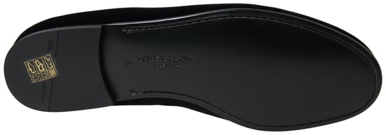 Mocasines Negros de Terciopelo Dolce & Gabbana - Image 4