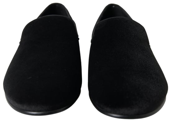 Mocasines Negros de Terciopelo Dolce & Gabbana - Image 5