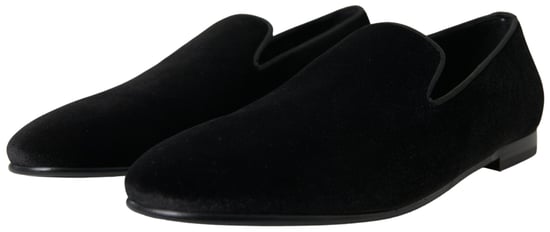 Mocasines Negros de Terciopelo Dolce & Gabbana - Image 6