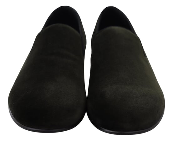 Mocasines para Hombre Dolce & Gabbana de Terciopelo Verde - Image 4