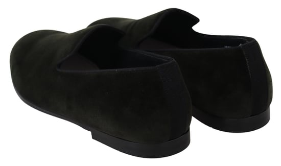 Mocasines para Hombre Dolce & Gabbana de Terciopelo Verde - Image 6