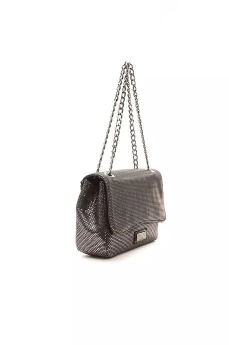 Bolso crossbody de mujer Pompei Donatella en cuero gris - Image 2